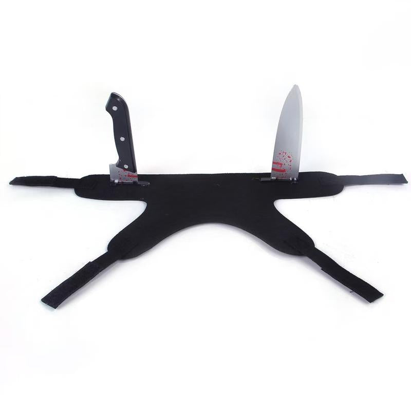 Transform Your Pup into a Halloween Sensation with Our Hilarious Bloody Kitchen Knife Costume for Small & Medium Dogs! 🎃🐾