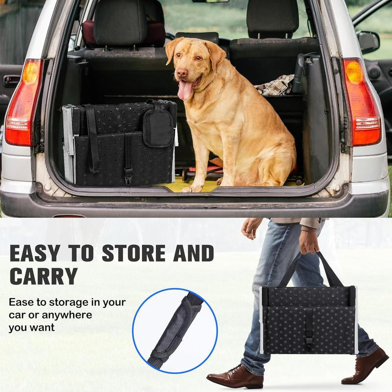 Transform Your Dog's Travel Experience with Niubya's Lightweight Portable Ramps! Perfect for Cars, SUVs, and Trucks! 🐶🚗✨ #DogLovers #PetSafety