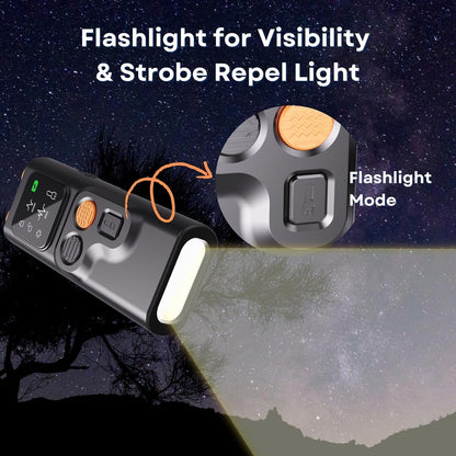 Anti Barking Device for Dog, Ultrasonic Dog Bark Control Device, 2025 Upgraded, HD Display, LED Flashlight, 3 Modes