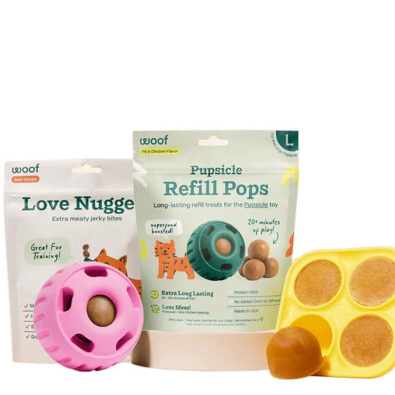 Unleash Joy with the Pupsicle Starter Pack: The Ultimate Dog Toy, DIY Treat Tray, and Flavorful Refill Pops for Unstoppable Fun! 🐾🍦
