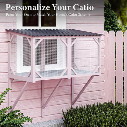 Transform Your Cat's World with the LEMBRI Cat Window Box! 🌞🐾 Ideal for Sunbathing, Napping, and Scenic Views!