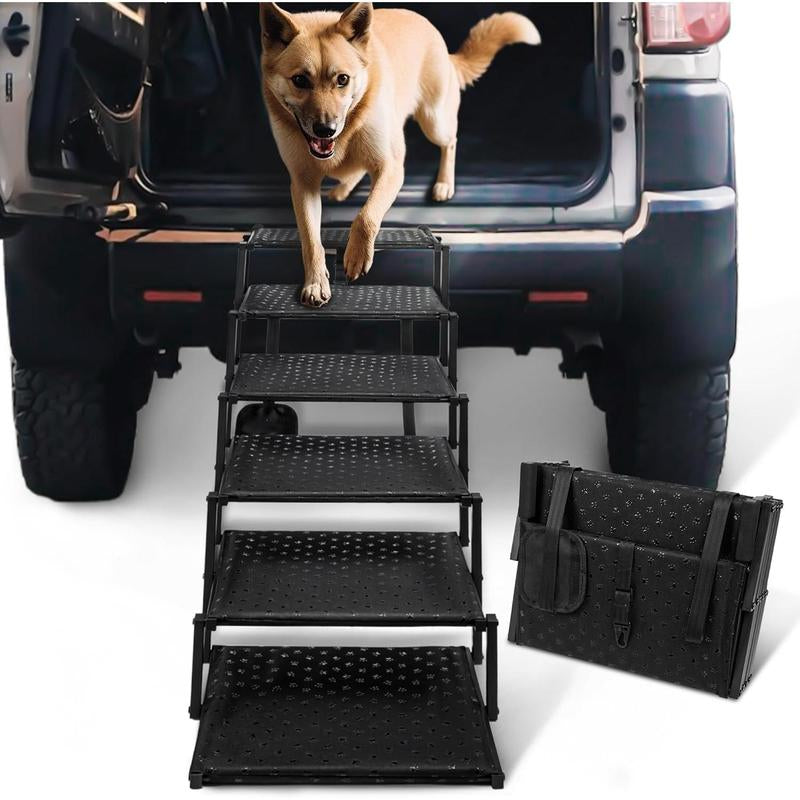 Transform Your Dog's Travel Experience with Niubya's Lightweight Portable Ramps! Perfect for Cars, SUVs, and Trucks! 🐶🚗✨ #DogLovers #PetSafety