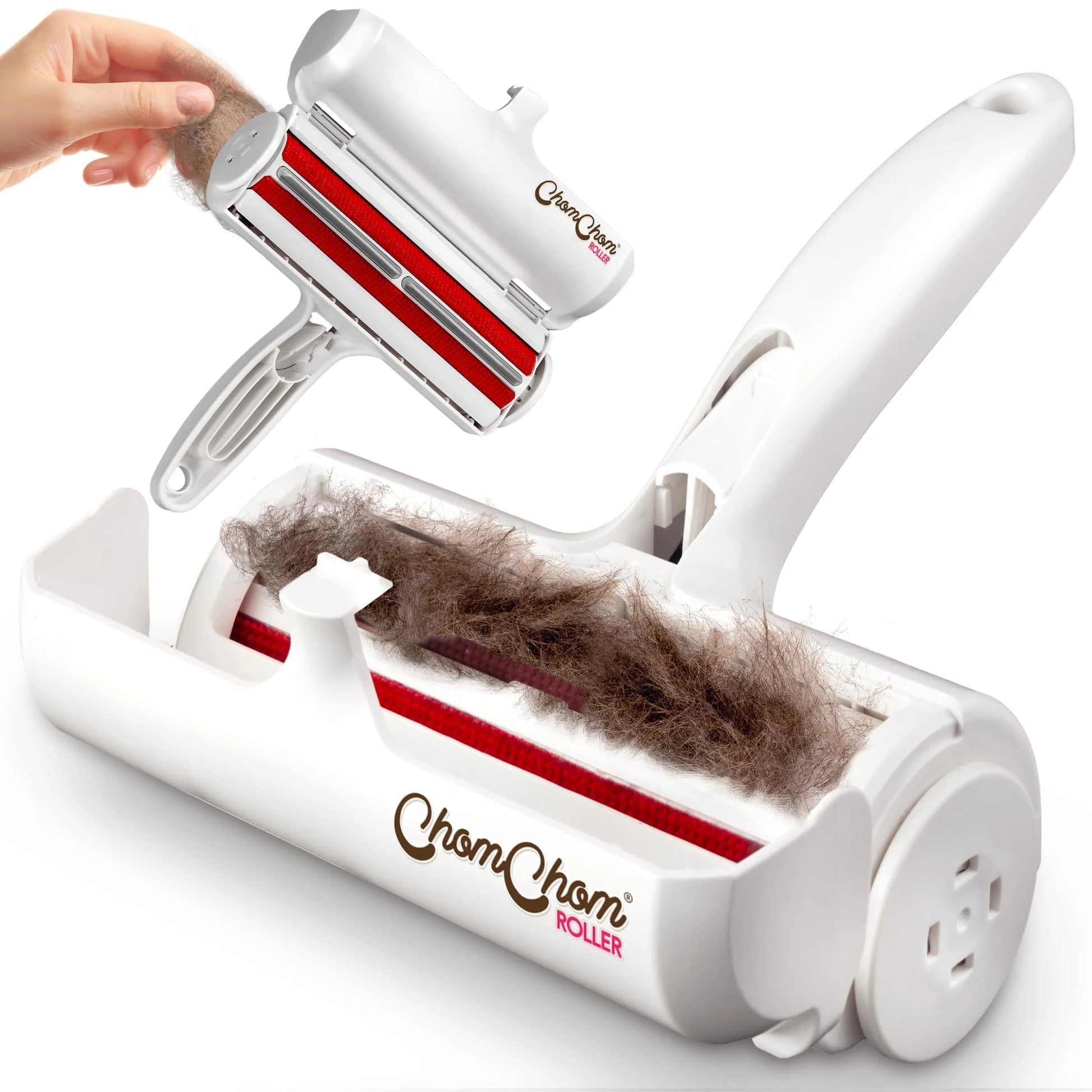 Say goodbye to pet hair chaos! 🐾✨ Meet the Chom Chom Roller - your ultimate reusable lint roller for furniture, clothes, and more! Perfect for cat and dog owners! 🐶🐱 #PetHairSolutions #HomeEssentials