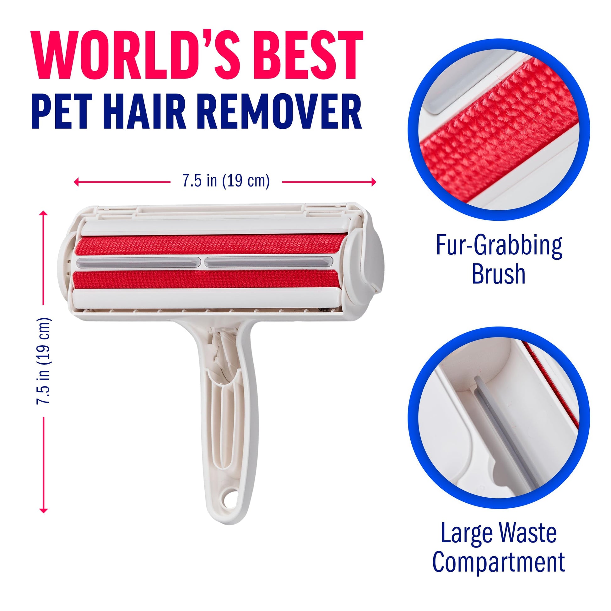 Say goodbye to pet hair chaos! 🐾✨ Meet the Chom Chom Roller - your ultimate reusable lint roller for furniture, clothes, and more! Perfect for cat and dog owners! 🐶🐱 #PetHairSolutions #HomeEssentials